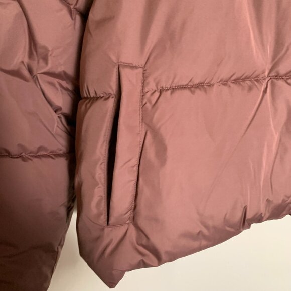 QUILTED PUFFER JACKET SIZE XL WARM TAUPE - Picture 10 of 13